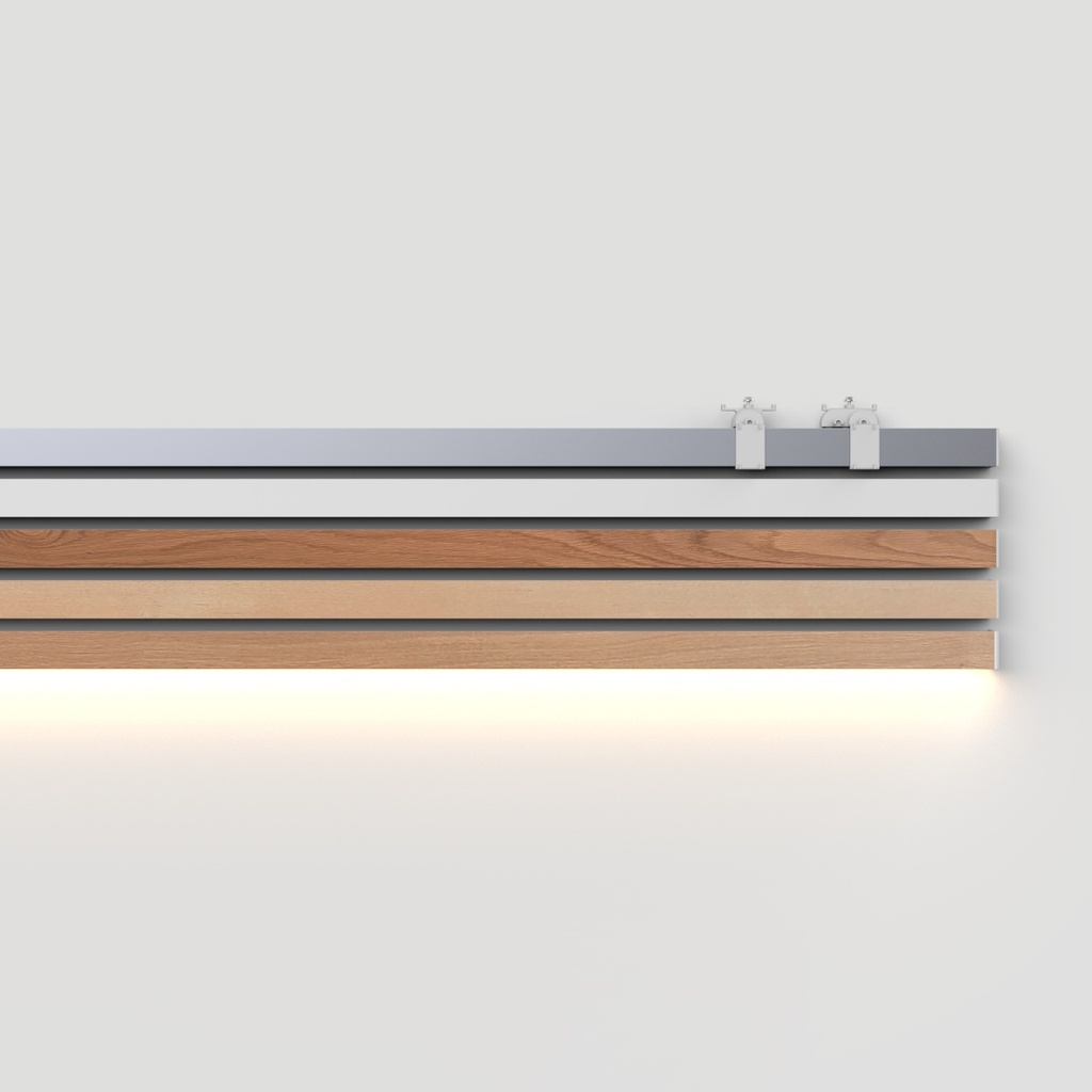 FlexWall Mounting Rail, 3 meters